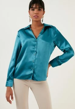 LELA Regular Fit - Overhemdblouse - Green -LELA Winkel d34e60c5d9a94703b13750182a6f4fb1