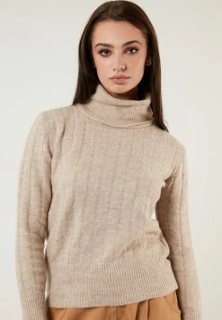 LELA Regular Fit - Trui - Beige -LELA Winkel d427a8fe9d164acca4a79878d47070c4