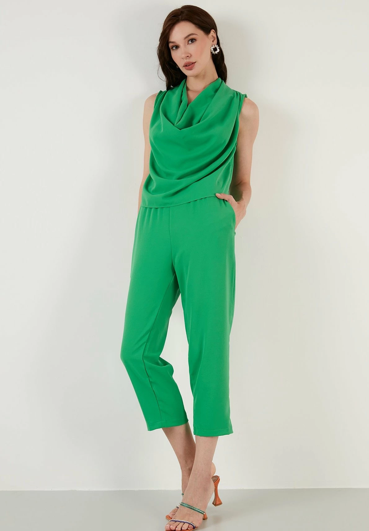 LELA Two Piece Set - Regular Fit - Broek - Green 3 LELA Two Piece Set - Regular Fit - Broek - Green