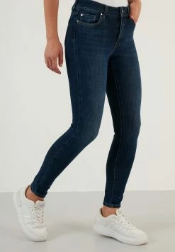 LELA Slim Fit - Jeans Skinny Fit - Dark Blue -LELA Winkel d6d4e9f7829d42759e254ae834c57eb1