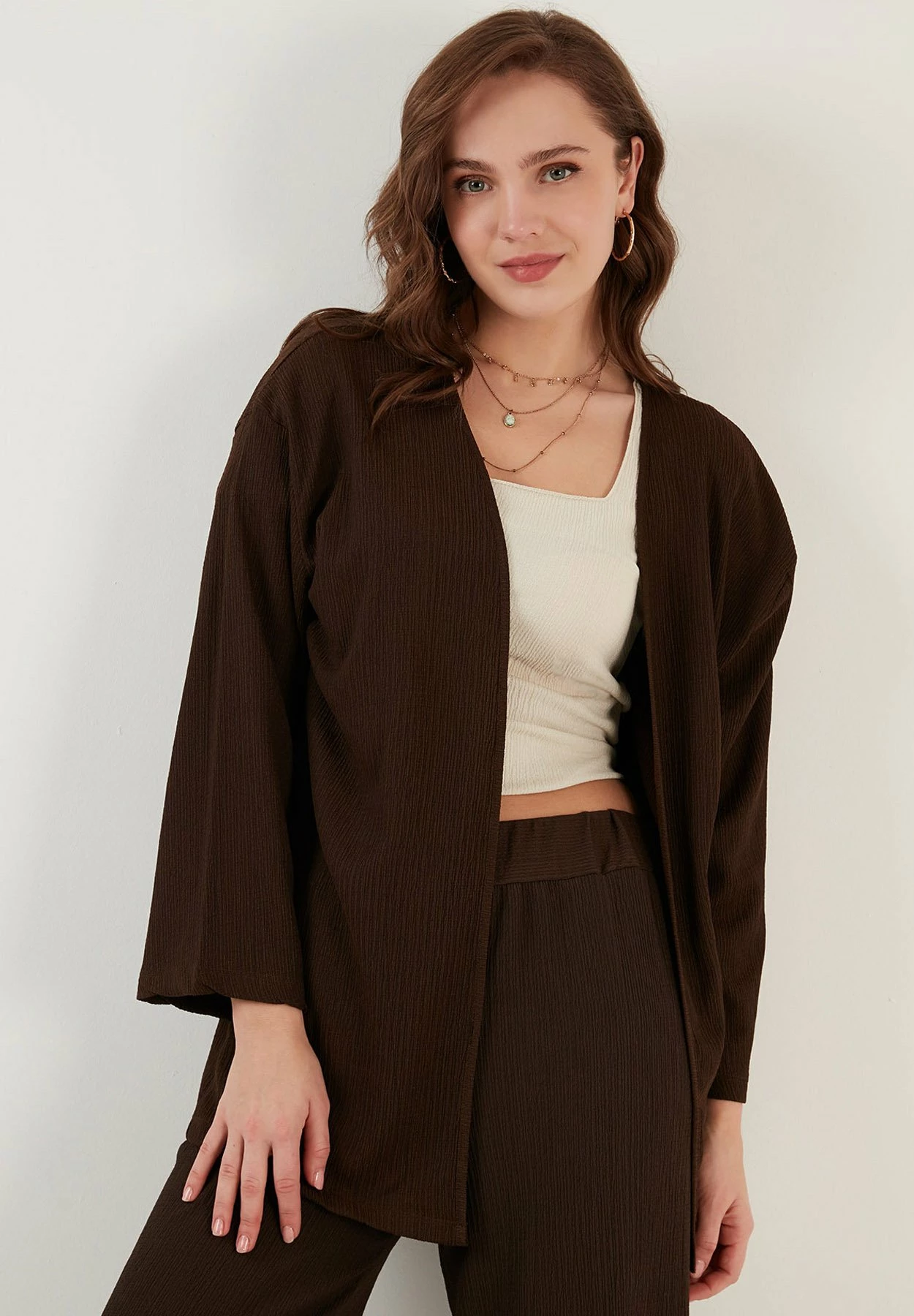 LELA Vest - Brown 8 LELA Vest - Brown - Afbeelding 6