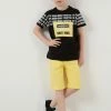 LELA Regular Fit Shorts And T-Shirt - Shorts - Black -LELA Winkel d8b7a4b6c8194cd49c4211cb7b4b3be1