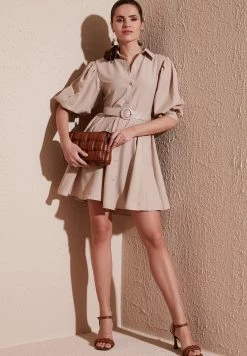 LELA Regular Fit - Blousejurk - Stone 13 LELA Regular Fit - Blousejurk - Stone -LELA Winkel d93f308a157f4728a39b8403f0021b6e