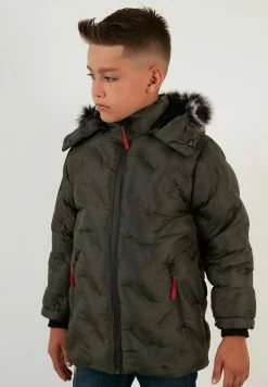 LELA Regular Fit - Winterjas - Dark Khaki -LELA Winkel d94d2ad8e87e4c5d9f4ef22ba21bc985