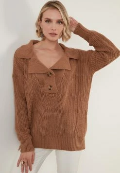 LELA Trui - Camel -LELA Winkel d9648618f4064b9da3371391fc35e73e