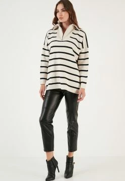 LELA Trui - Light Stone/Black 9 LELA Trui - Light Stone/Black -LELA Winkel da112917808943d4b65294909d12b1dd