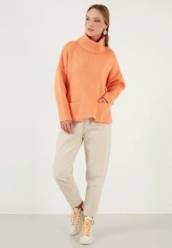LELA Trui - Salmon -LELA Winkel dba513e78cd84bf6b393087909a6c898