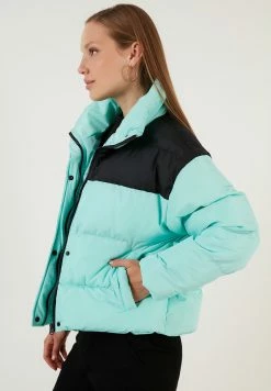 LELA Regular Fit - Winterjas - Black/Mint -LELA Winkel dcf691be56224de68c1c2d5d8b6233b4