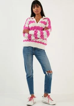 LELA Poloshirt - Ecru/Fuchsia 8 LELA Poloshirt - Ecru/Fuchsia -LELA Winkel dd77fefee26e4772bbffc47008f0976b