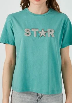 LELA T-Shirt Print - Mint -LELA Winkel ddbc2cf2f99842adbfd8ba928b6205f4