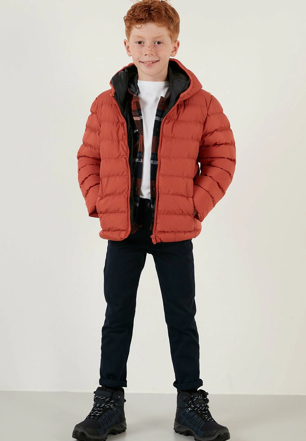 LELA Regular Fit - Winterjas - Brick Red 7 LELA Regular Fit - Winterjas - Brick Red - Afbeelding 5