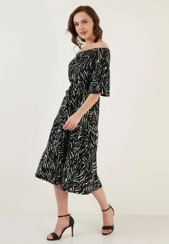 LELA Slim Fit - Jurk - Metallic Black 10 LELA Slim Fit - Jurk - Metallic Black -LELA Winkel df846417f14f4ef5b33ccfce1ed1308a