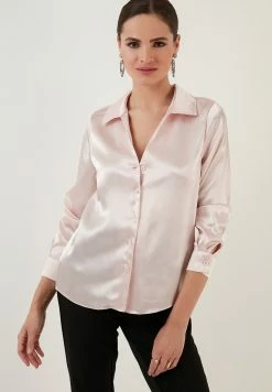 LELA Regular Fit - Overhemdblouse - Powder Pink -LELA Winkel df8cd65473fd4d5b96e4edd29ba5c233