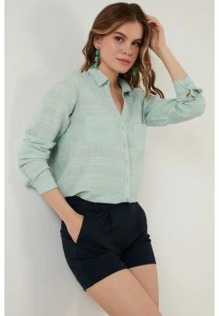 LELA Overhemdblouse - Mint -LELA Winkel dfa8ab16539f441bba7441739d9ec611