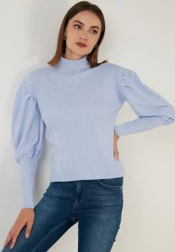 LELA Regular Fit - Trui - Blue -LELA Winkel dfd30da045e145ba92ec1ff5103563a9