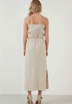 LELA Jurk - Beige -LELA Winkel e0cc65bf32cc41c7a7b15446639d8109