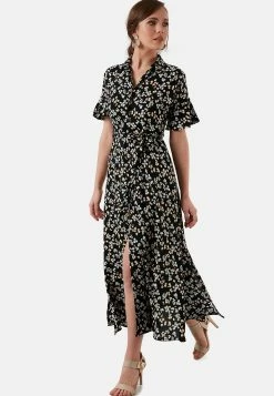 LELA Slim Fit - Blousejurk - Black -LELA Winkel e10c21d83b1048cba9789b7bb73ce76b