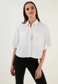 LELA Loose Fit - Overhemdblouse - White