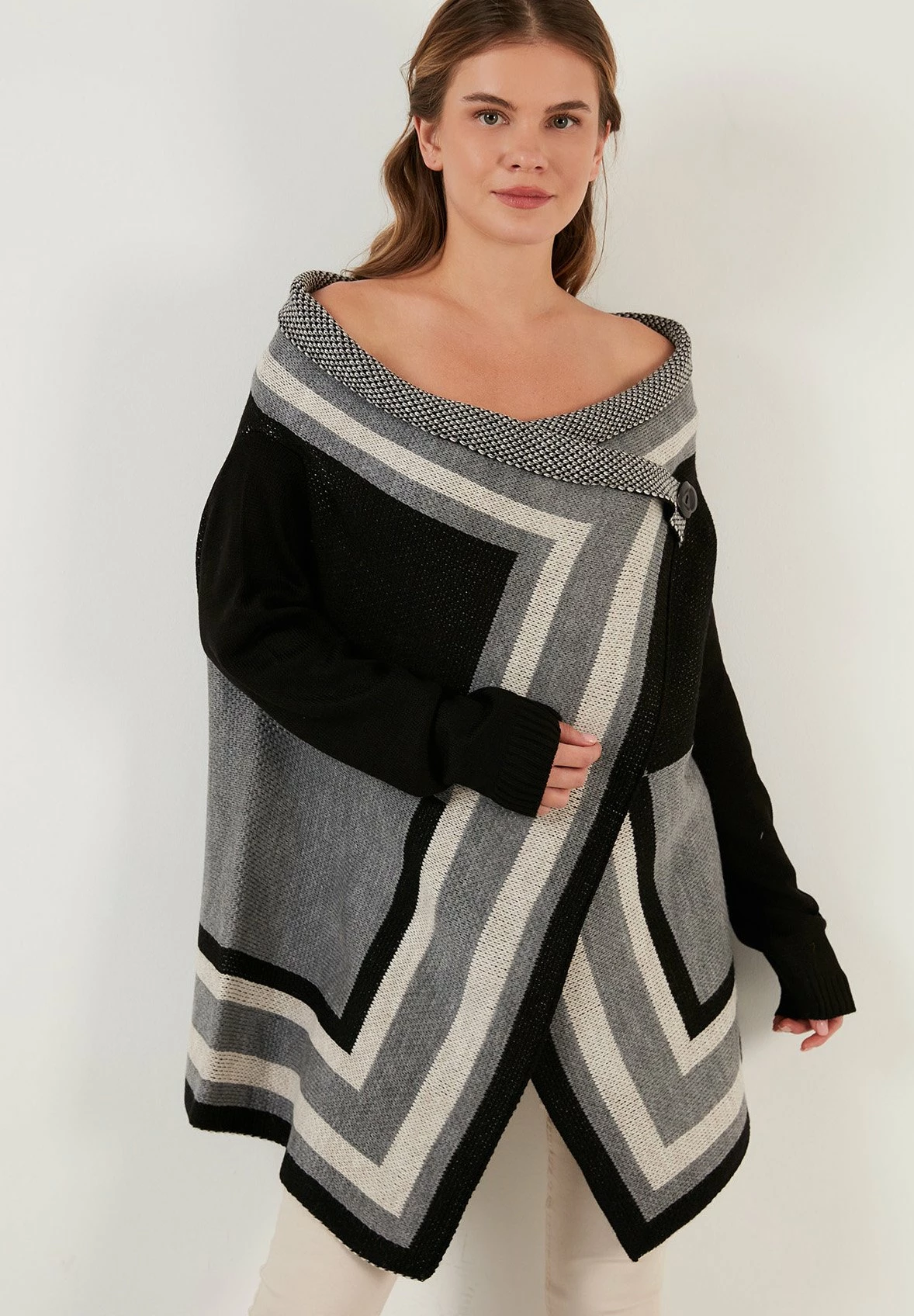 LELA Regular Fit - Vest - Black/Grey/Mink 6 LELA Regular Fit - Vest - Black/Grey/Mink - Afbeelding 4