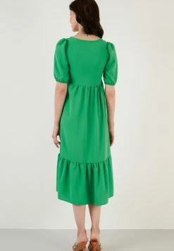 LELA Regular Fit - Jurk - Green -LELA Winkel e22fa303133f49988331ec3f4376f631