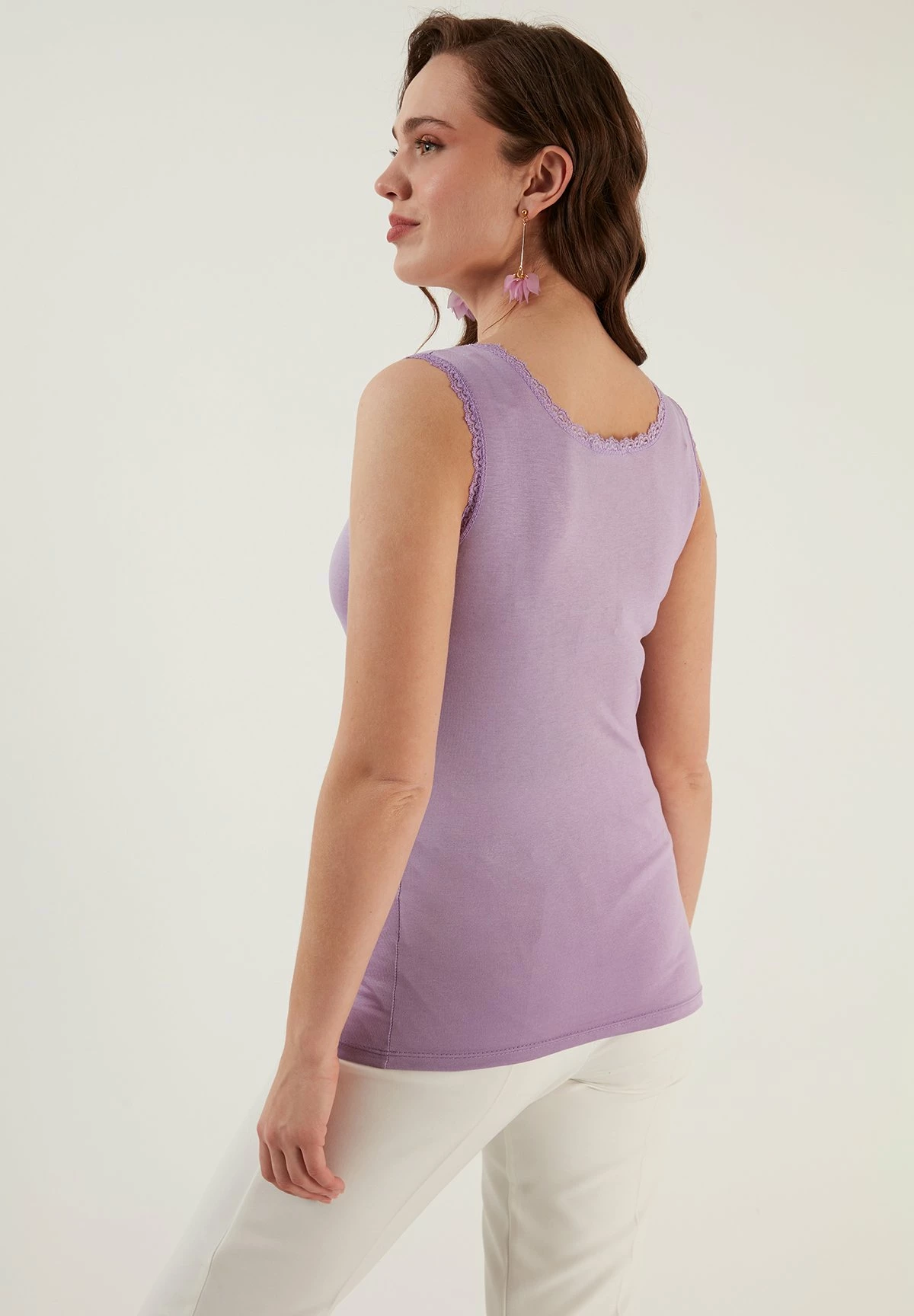 LELA Slim Fit - Top - Lilac 5 LELA Slim Fit - Top - Lilac - Afbeelding 3