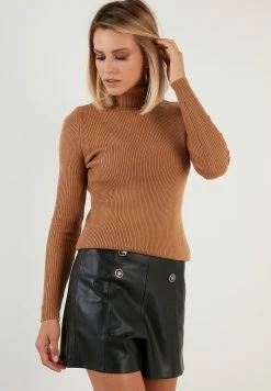 LELA Regular Fit - Trui - Caramel -LELA Winkel e2ff7dd54cc44a20997ecbec1924bcb6