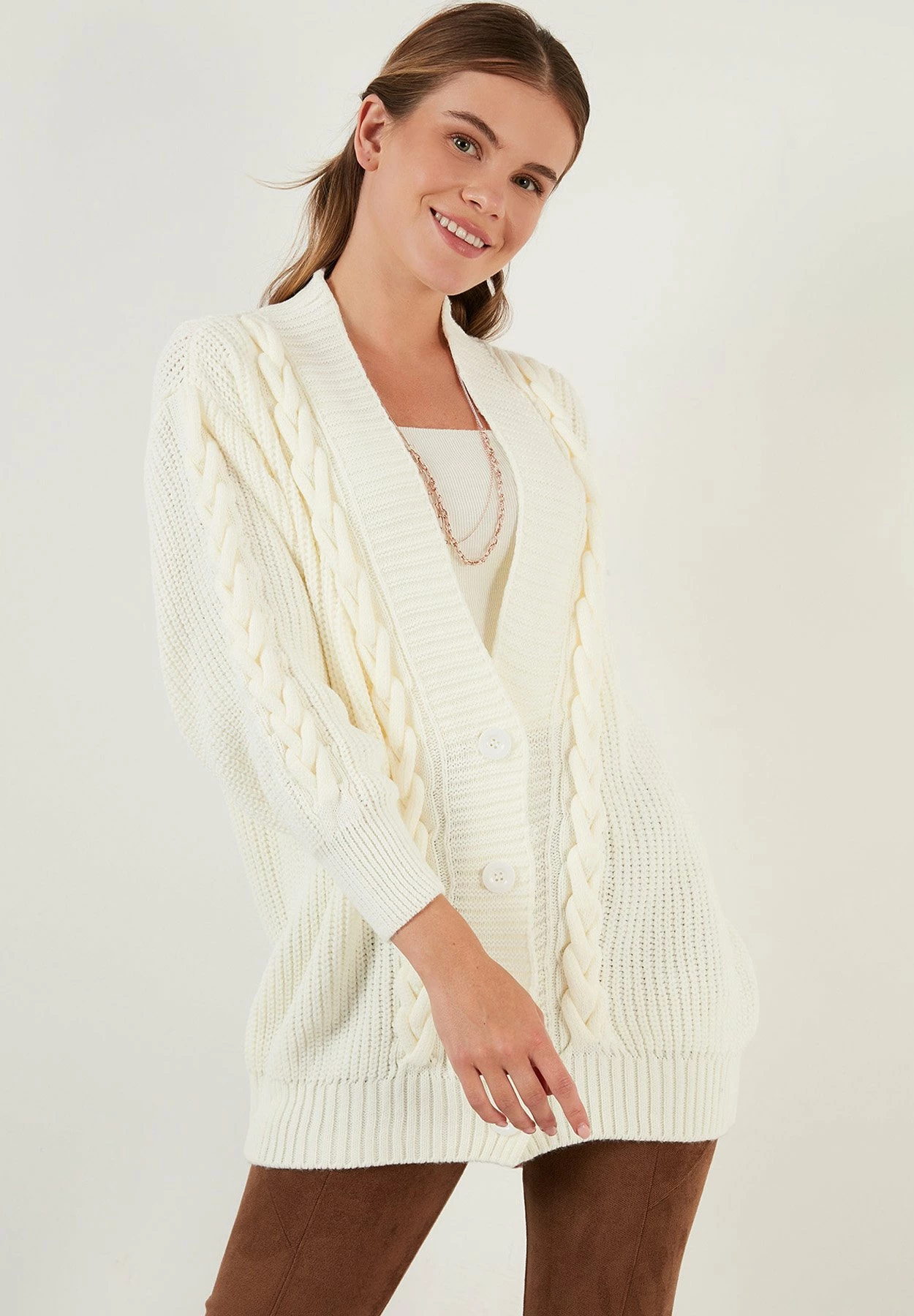 LELA Vest - Ecru 4 LELA Vest - Ecru - Afbeelding 2