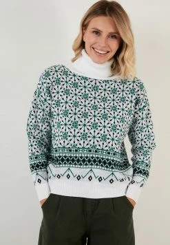 LELA Regular Fit - Trui - Green