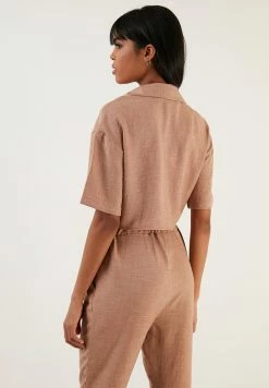 LELA Regular Fit - Overhemdblouse - Camel -LELA Winkel e3a85decba4f476c93207d9892d9802b