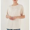 LELA Loose Fit - Blouse - Stone -LELA Winkel e42d9d6c8d094c069d333d7fab6f4fd8