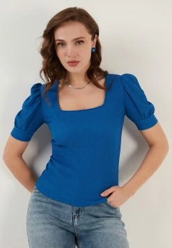 LELA Slim Fit - Blouse - Royal Blue -LELA Winkel e4bb729b25db450693ddadcfb80c2891