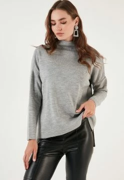 LELA Long Back- Trui - Grey 14 LELA Long Back- Trui - Grey -LELA Winkel e52f9d6a92b24446af68cc3219b6aefe