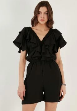 LELA Regular Fit - Jumpsuit - Black -LELA Winkel e5cd322e420a45e188f77c47657d2ec6