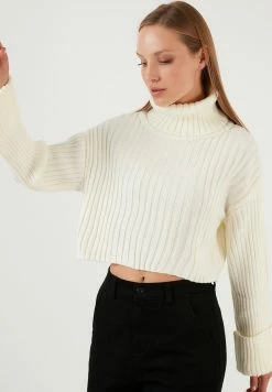 LELA Loose Fit - Trui - Ecru -LELA Winkel e7b1542426244dd6bd2c5814f4a74ecf