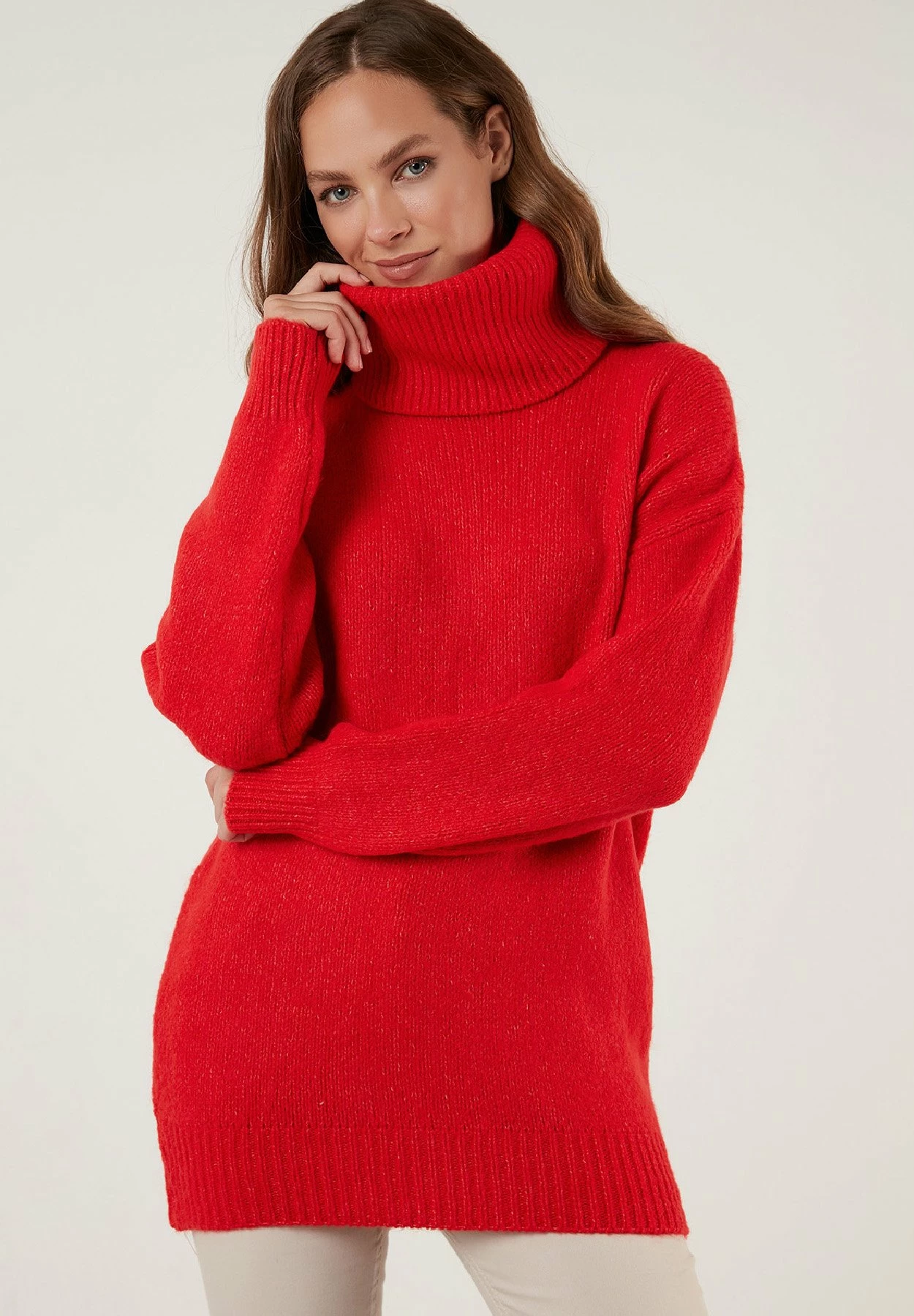 LELA Regular Fit - Trui - Orange Color 7 LELA Regular Fit - Trui - Orange Color - Afbeelding 5