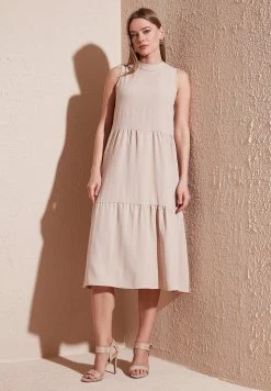 LELA Regular Fit - Jurk - Stone 9 LELA Regular Fit - Jurk - Stone -LELA Winkel e88d8194bc6f4aa8a83445cc38dc0e23