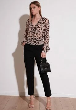 LELA Regular Fit - Blouse - Leopard -LELA Winkel e9b4358592204fa5a8fc0e1be83e2072