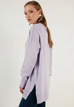 LELA Loose Fit - Trui - Lilac -LELA Winkel eb207eff9f8a4b5c899fdf88ba95e057