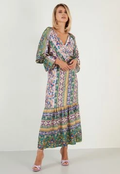 LELA Regular Fit - Maxi-Jurk - Pink -LELA Winkel ebb9deb8fee84a04bdc7ab360263258b