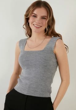 LELA Regular Fit - Top - Grey -LELA Winkel ebe49f21480d486eb42db063ca005303