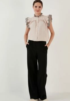 LELA Regular Fit - Overhemdblouse - Beige -LELA Winkel ec1d4370a060409a9d67d9e9e79ea555