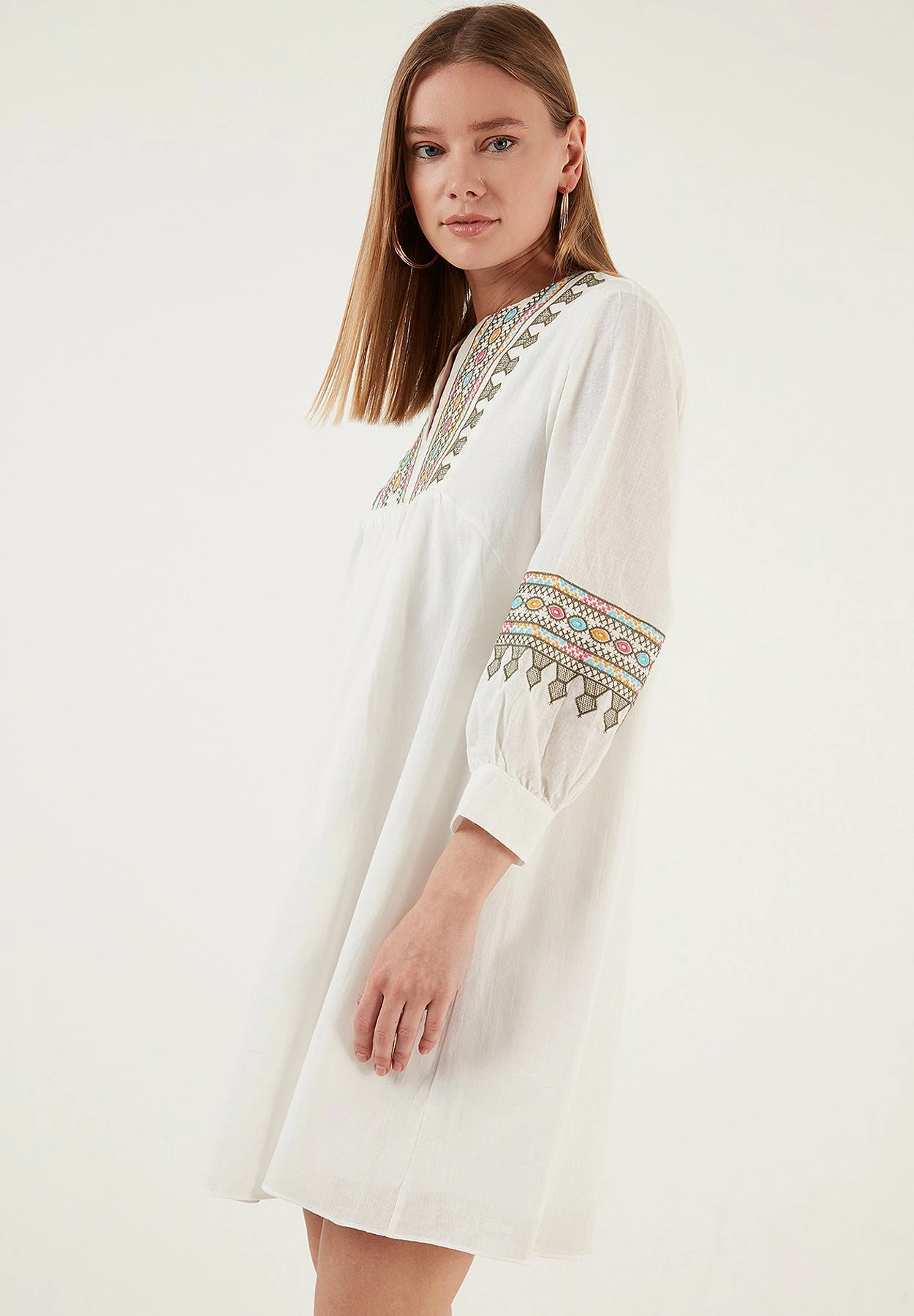 LELA Regular Fit - Jurk - White 5 LELA Regular Fit - Jurk - White - Afbeelding 3