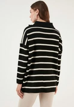 LELA Trui - Black/Light Stone -LELA Winkel ecb1d952ff7d484c8b1eddf4db1ccdfd