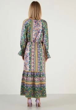 LELA Regular Fit - Maxi-Jurk - Pink -LELA Winkel ed234db1d96f45e2959d25005a0277e7