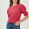 LELA Blouse - Fuchsia -LELA Winkel ed84f7205ce54a59b20796578d5da3e2