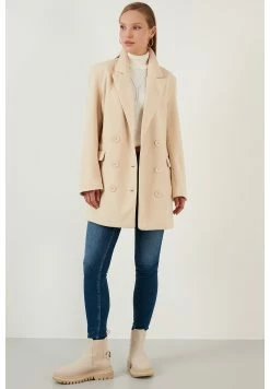 LELA Halflange Jas - Stone -LELA Winkel ef63ed94ae3b420382287919b3baee74