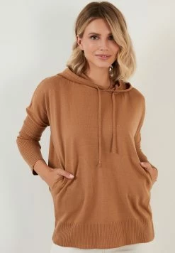 LELA Regular Fit - Hoodie - Caramel -LELA Winkel f26099b56bb441c6ab4a107eec615d0a