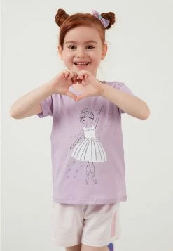 LELA Regular Fit - T-Shirt Print - Lilac -LELA Winkel f27878048d8b40ec94d2c65229324223