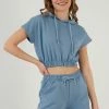 LELA Two Piece Set - Regular Fit - Shorts - Baby Blue