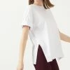 LELA Slim Fit - T-Shirt Basic - White -LELA Winkel f48aa52a17384000aec7547ae7ca9990
